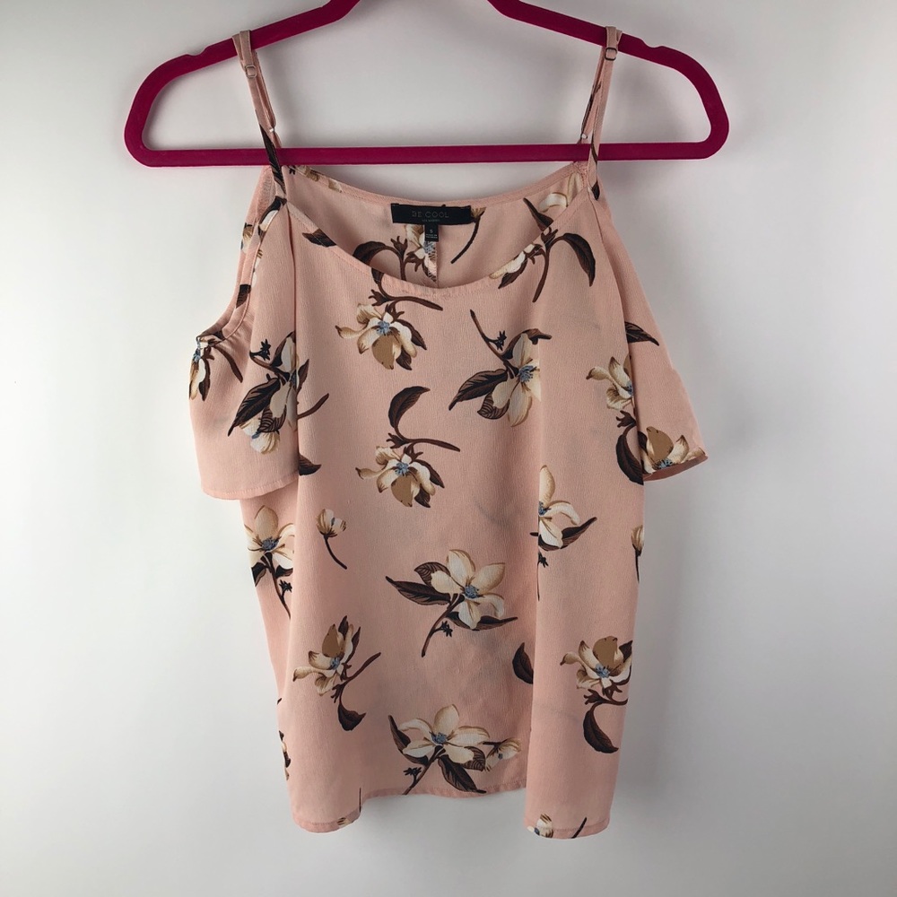 Be Cool cold shoulder floral top